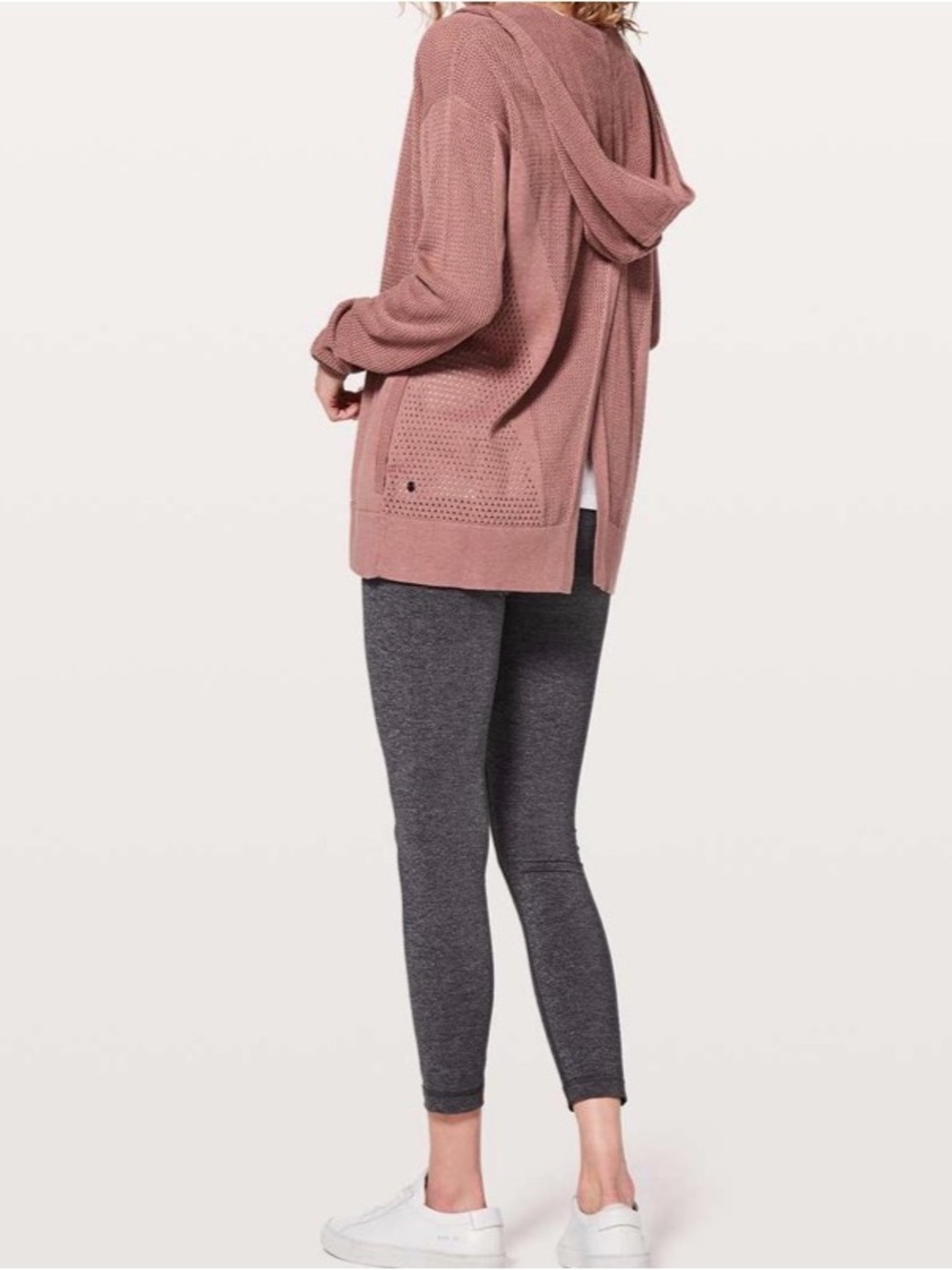 Lululemon Still Movement Wrap Hooded Cardigan Dusty Rose | Approx. Size 4